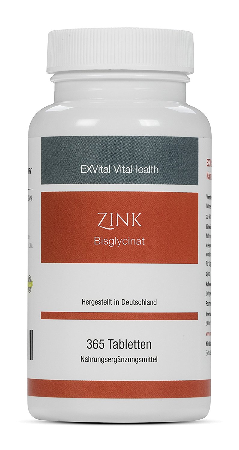 Zink 25mg - Zinkcitrat - 180 Hochdosierte Tabletten - Für 6 Monate
